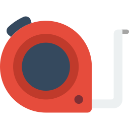 Measuring tape icon