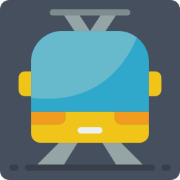 Tram car icon