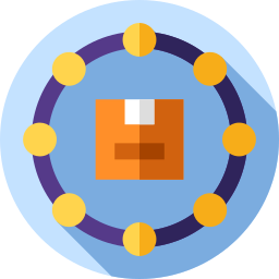 Supply chain icon