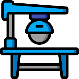 Saw machine icon