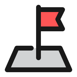 rote flagge icon