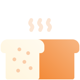 pagnotte di pane icona