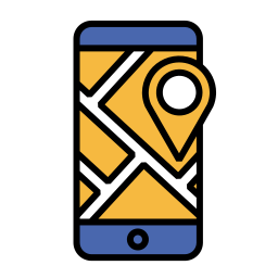 mobile karte icon