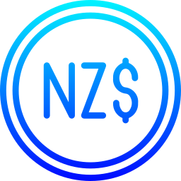 New zealand dollar icon