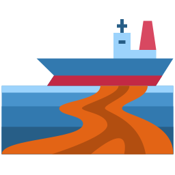 Разлив нефти иконка