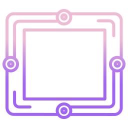 quadro, armação Ícone