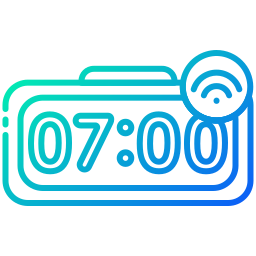 Digital clock icon