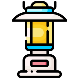 Oil lamp icon