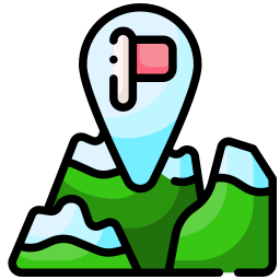 Mountain range icon