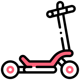 Electric scooter icon