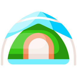 camping zelt icon