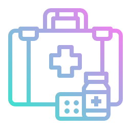 Medical box icon