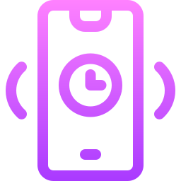 Phone alarm icon