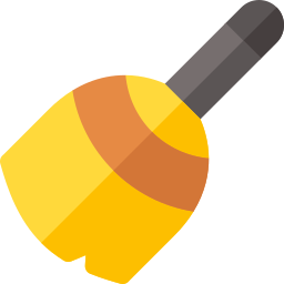 Sweeping broom icon