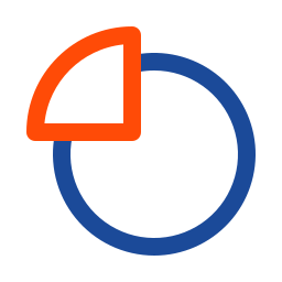 diagramme circulaire Icône