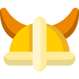 Viking helmet icon