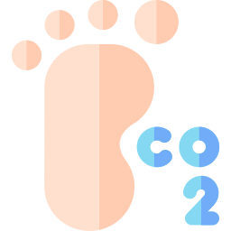 co2-fußabdruck icon