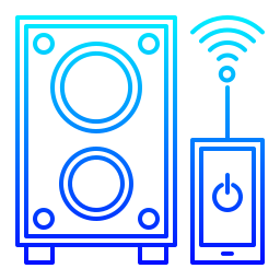 altoparlante intelligente icona