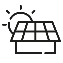 Solar panel icon