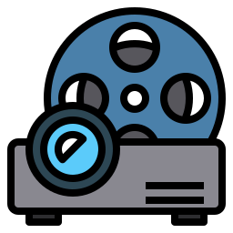 Video projector icon