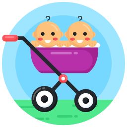 kinderwagen icon