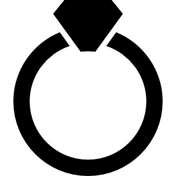 ring mit edelstein icon