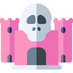 Creepy castle icon