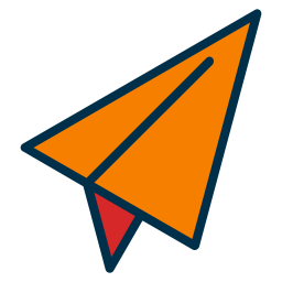 Paper plane icon