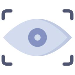 Red eye icon