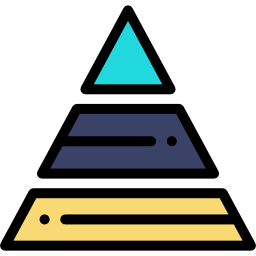 pyramidendiagramm icon