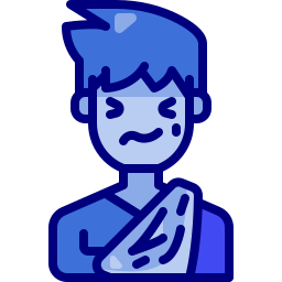 Broken arm icon