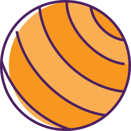 Yoga ball icon