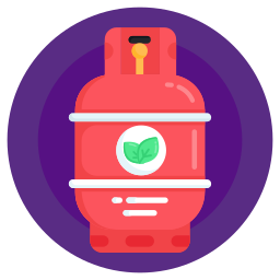 Gas cylinder icon