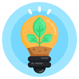 Eco light icon