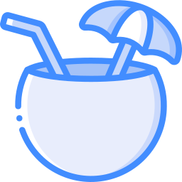 Coconut drink icon