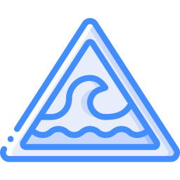 Warning sign icon