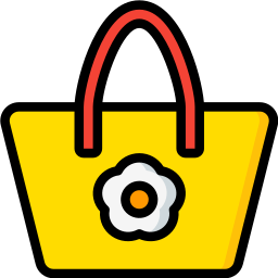 Beach bag icon