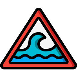 Warning sign icon