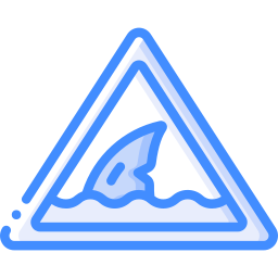 Warning sign icon