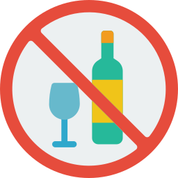 No alcohol icon