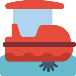 Pedal boat icon