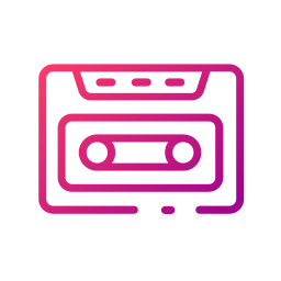 Cassette tape icon