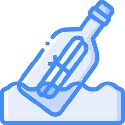 Message in a bottle icon