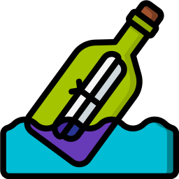 Message in a bottle icon