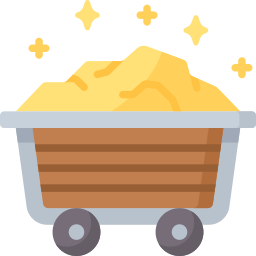 Mining cart icon