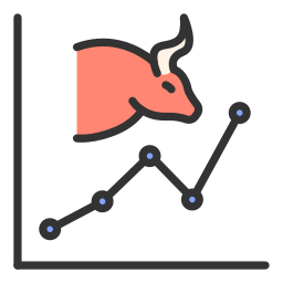 Bull market icon