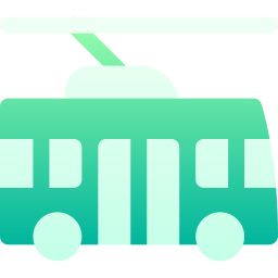 Trolley bus icon