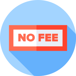 No fee icon