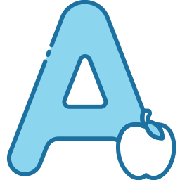 Letter a icon