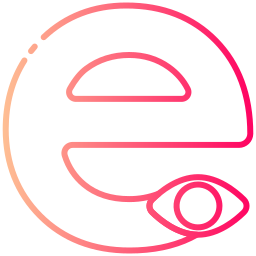 Letter e icon